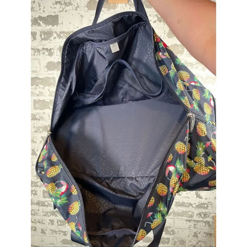 Vera Bradley | roller duffle bag pineapple and parrots